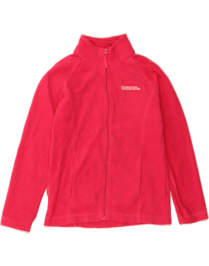 MOUNTAIN WAREHOUSE Girls Fleece Jacket 7-8 Years Pink Polyester Vintage Mountain Warehouse and Second-Hand Mountain Warehouse from Messina Hembry 
