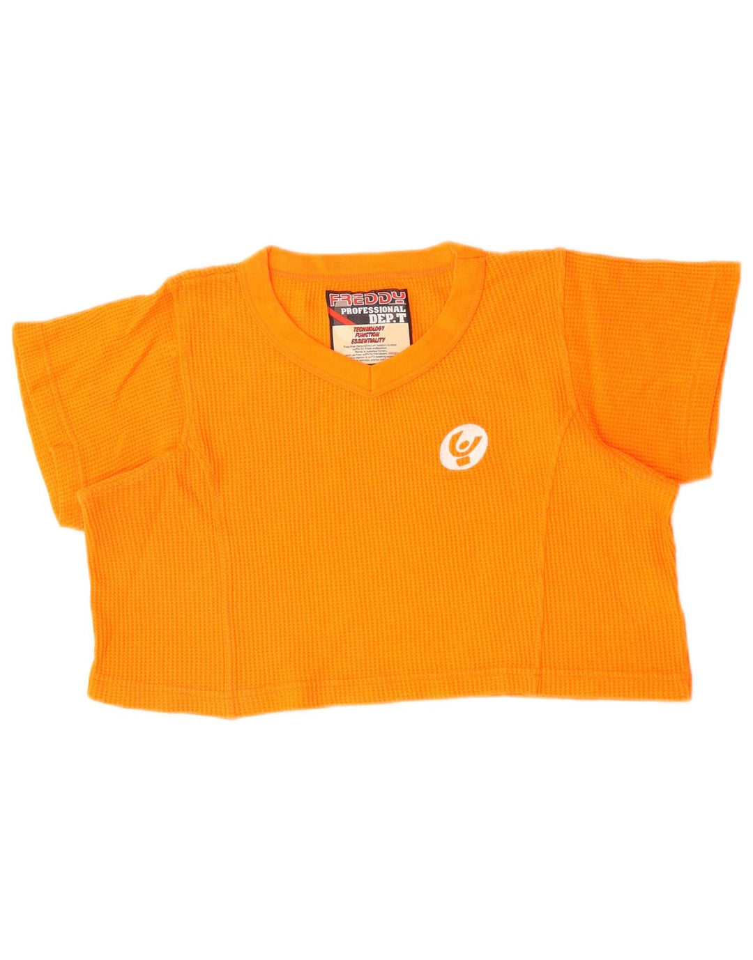 FREDDY T-shirt corta da donna Top UK 16 Large Arancione