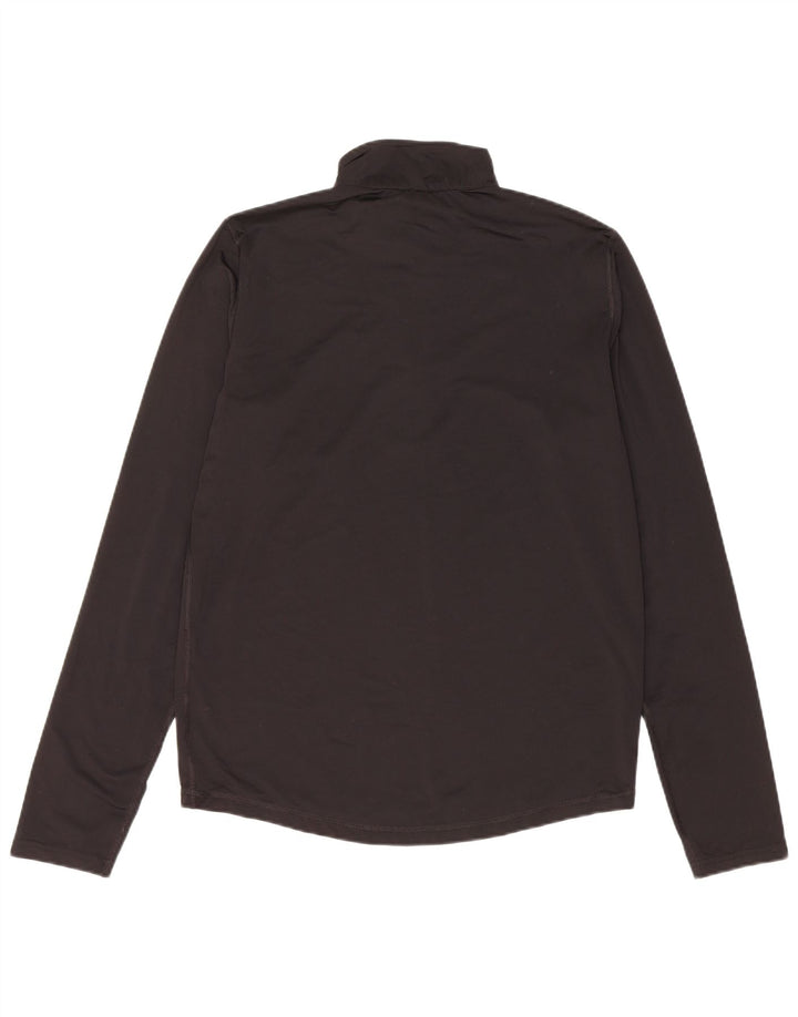 CHAMPION Top da tuta pullover con zip e collo da uomo piccolo nero