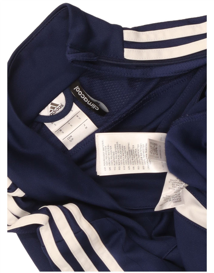 Adidas Uomo Climacool Pullover Tuta Top Small Blu Navy Colourblock