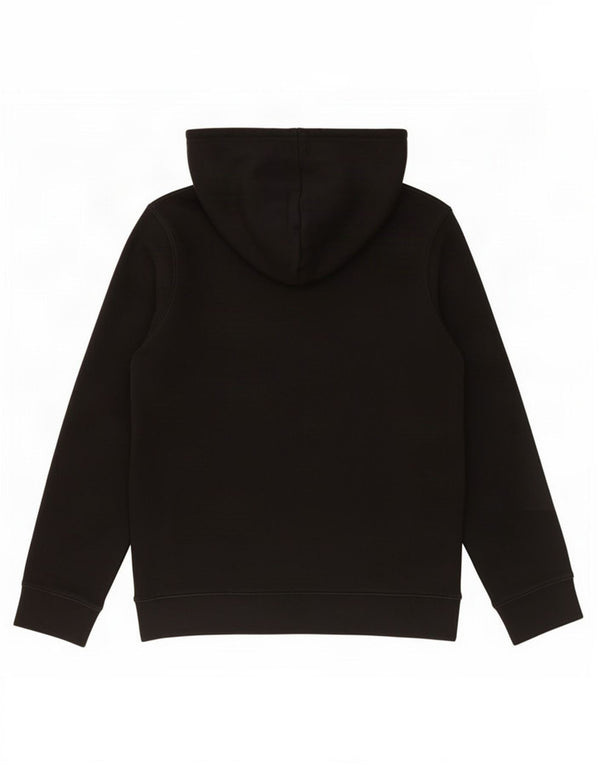 Felpa con cappuccio oversize grafica da donna Adidas UK 10 piccola in cotone nero