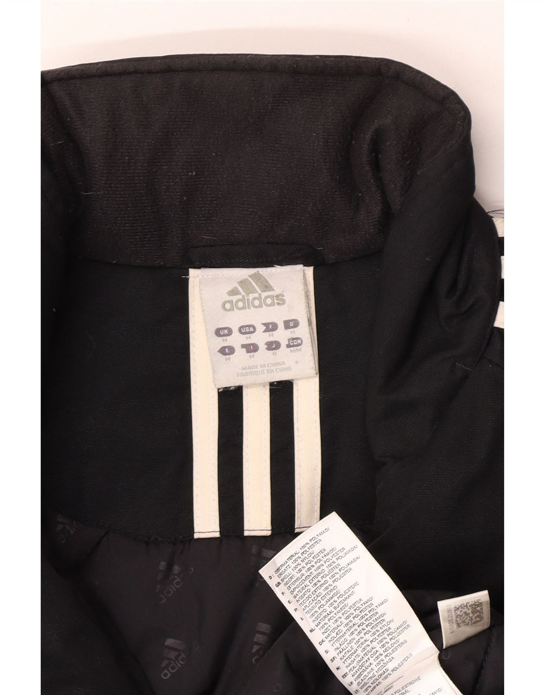 Giacca a vento da uomo Adidas UK 38 media nera in poliammide