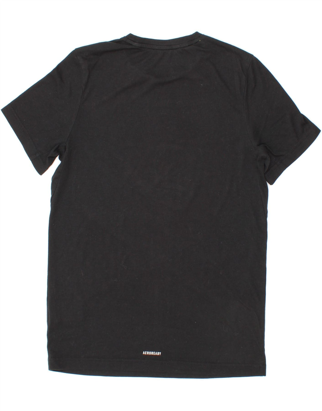 ADIDAS Boys Graphic T-Shirt Top 13-14 Years Black Polyester Vintage Adidas and Second-Hand Adidas from Messina Hembry 