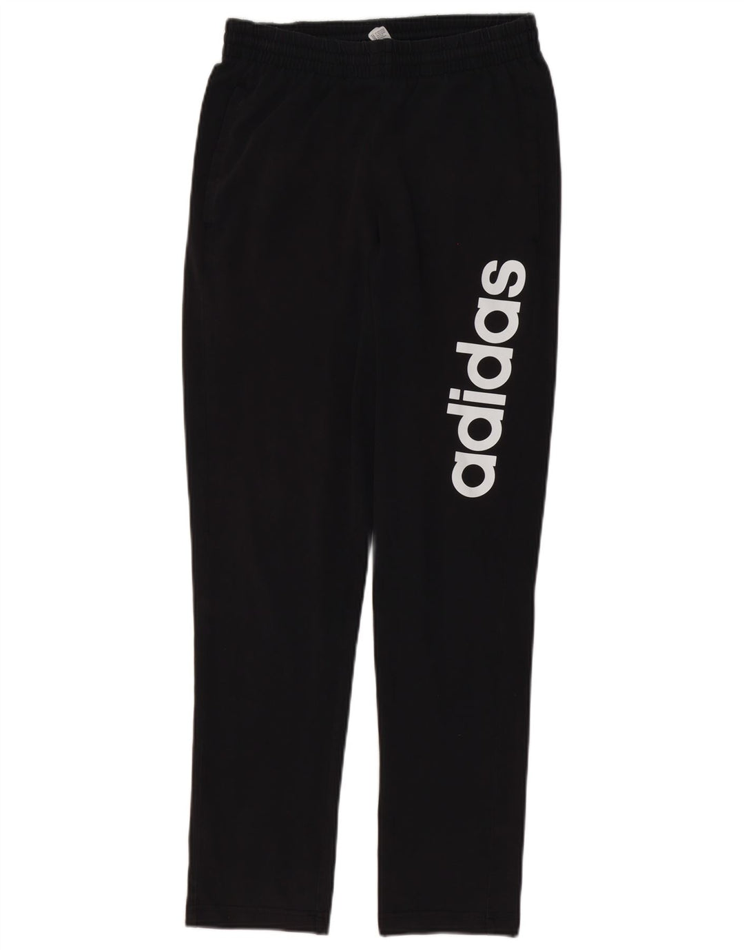 Pantaloni da tuta con grafica Adidas da uomo piccoli in cotone nero
