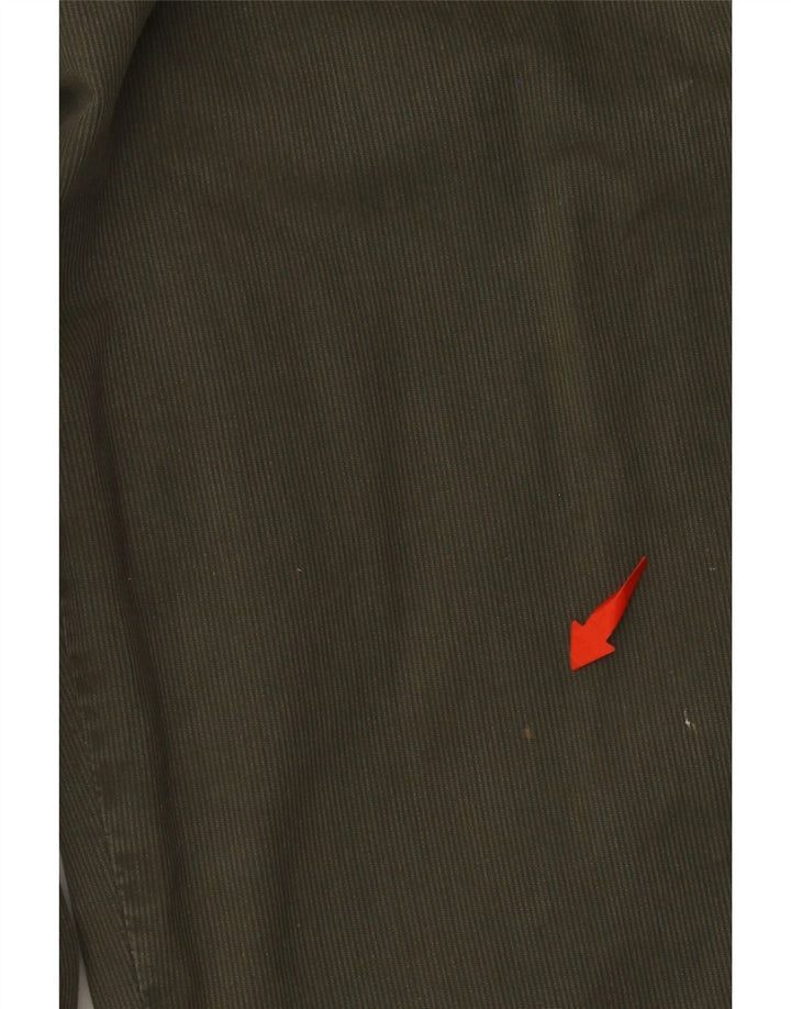 Pantaloni dritti da donna in velluto a coste MURPHY & NYE W28 L23 cotone kaki