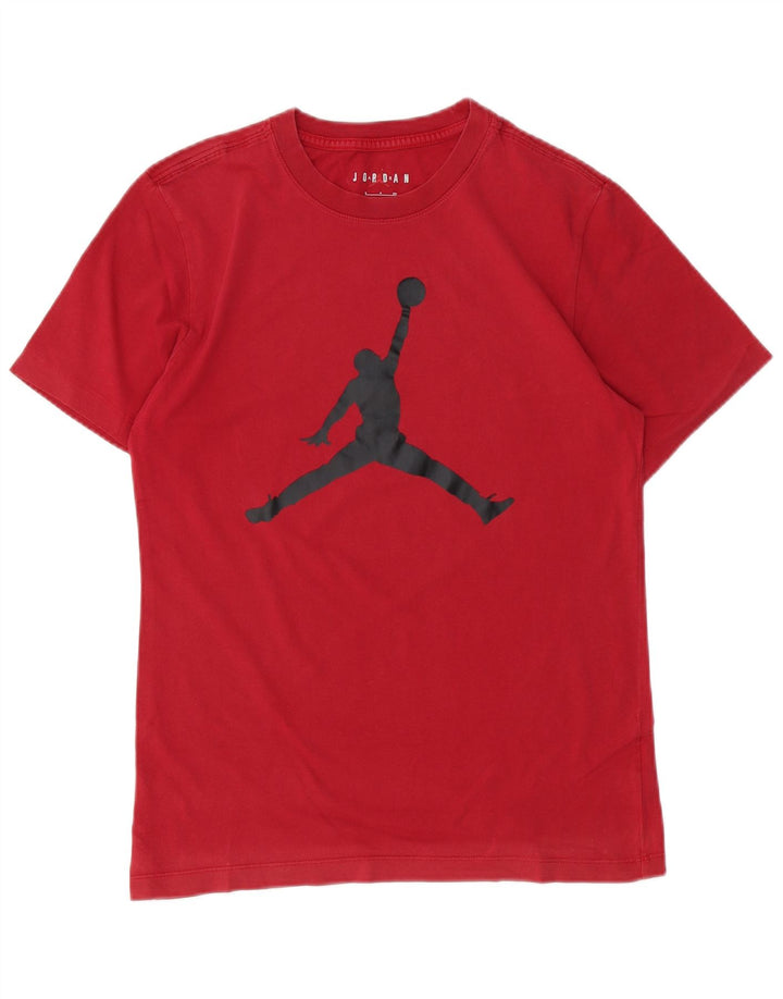 JORDAN T-shirt grafica da uomo piccola rossa