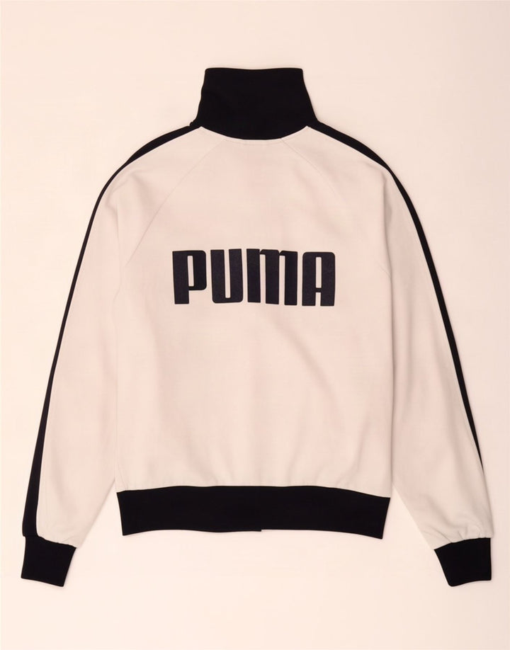 Puma Giacca sportiva da uomo con grafica grafica Medium White Colourblock Poliestere