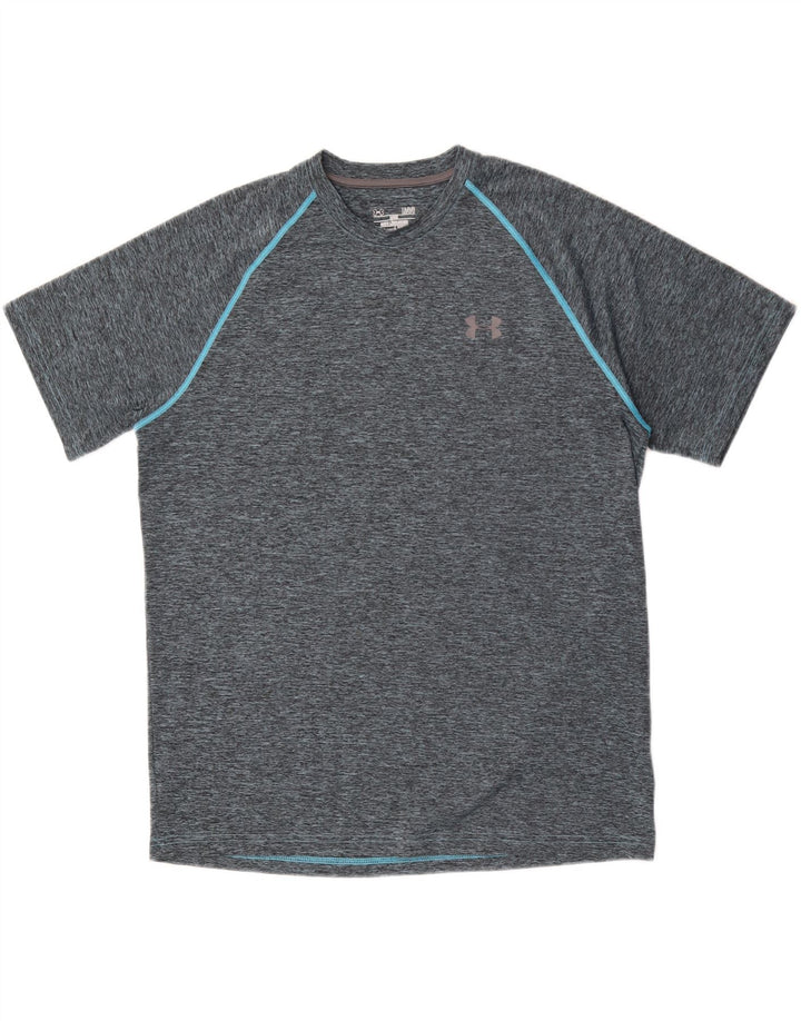 Maglietta Under Armour da uomo Heat Gear, grande, grigia