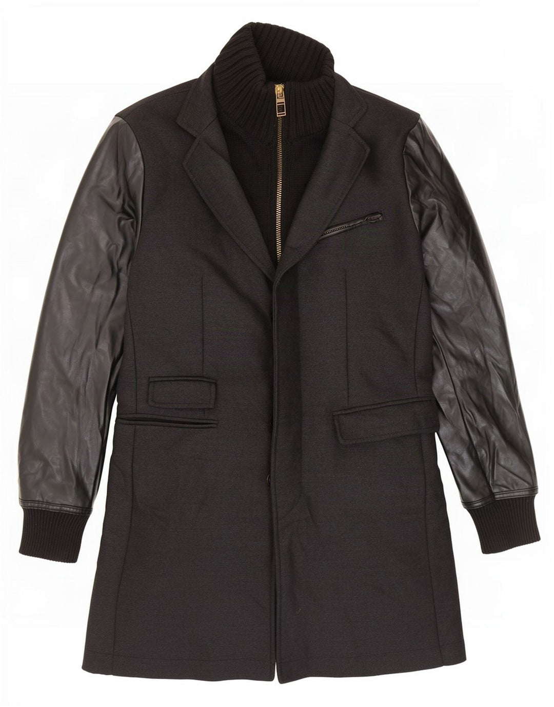 Cappotto da uomo Zara UK 44 2XL Poliestere nero