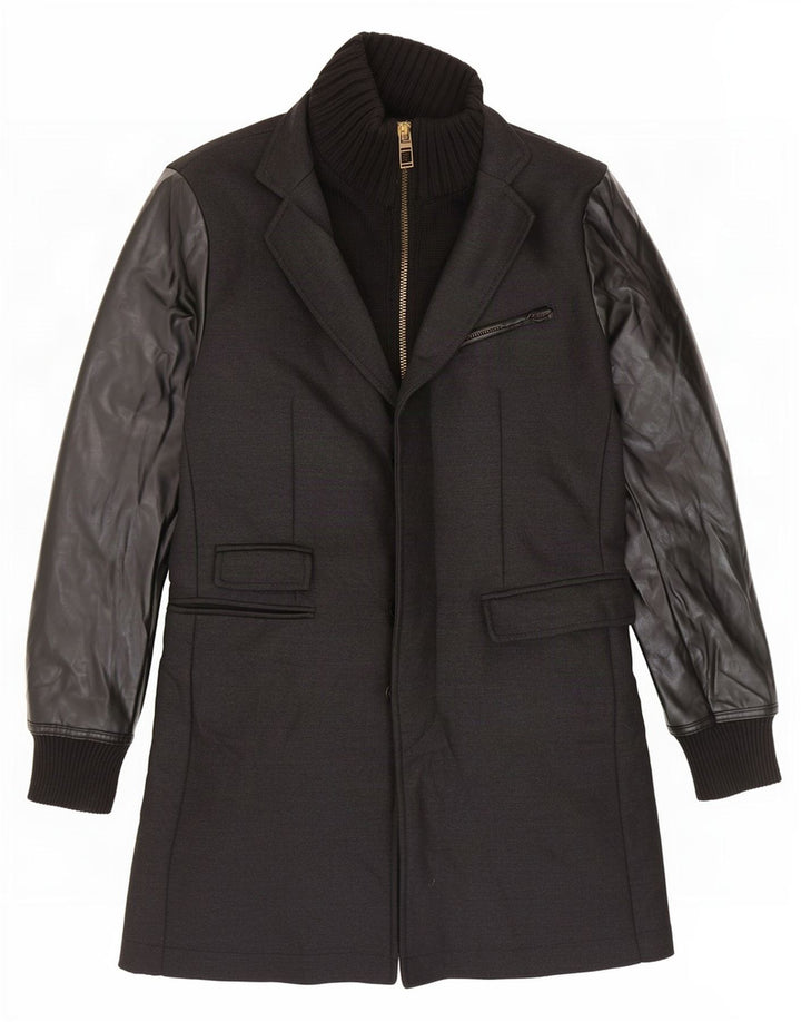 Cappotto da uomo Zara UK 44 2XL Poliestere nero