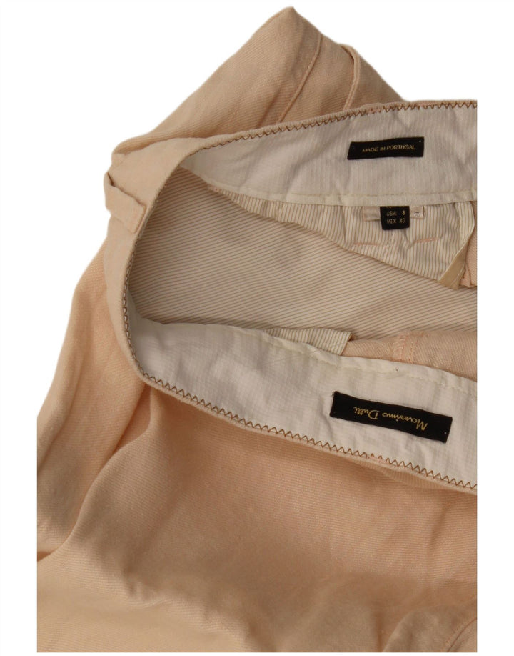 Pantaloni chino dritti da donna Massimo Dutti EU 40 medio W30 L28 Beige