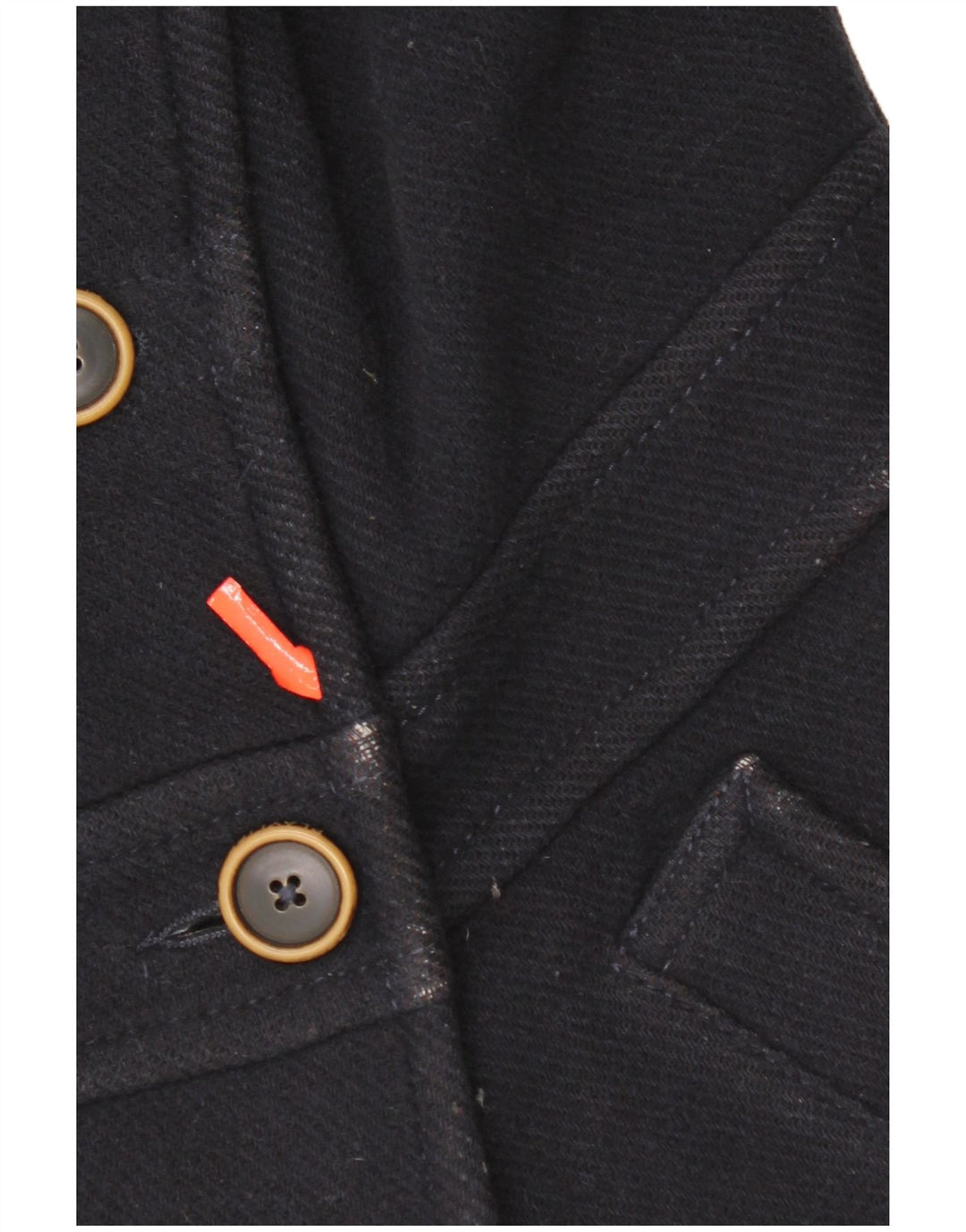 Caban da donna Playlife IT 46 Large in acrilico blu navy