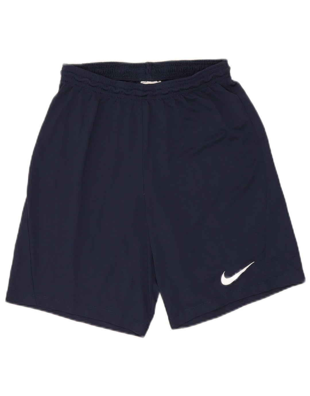 Pantaloncini sportivi regolari da uomo Nike, poliestere medio blu navy