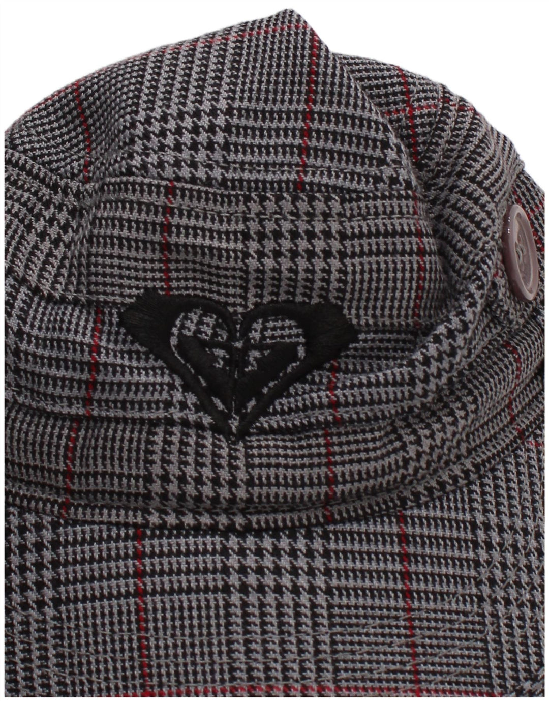 Berretto da strillone da donna Roxy, taglia unica, pied de poule grigio