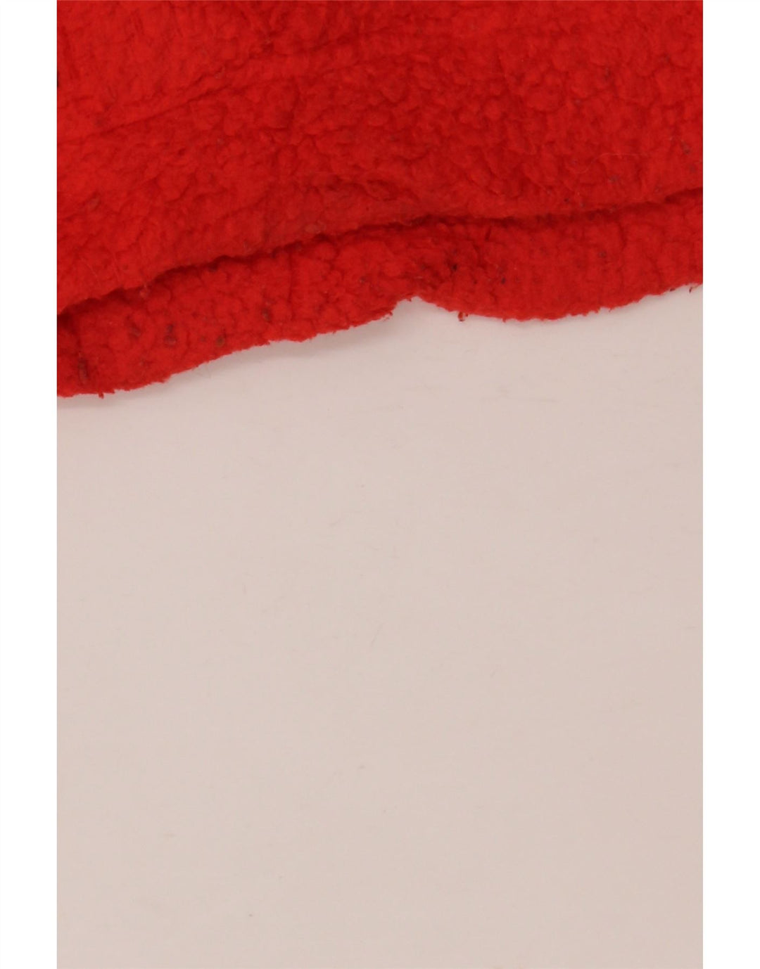 J. CREW Maglione in pile da donna con collo e zip UK 14 Poliestere arancione medio