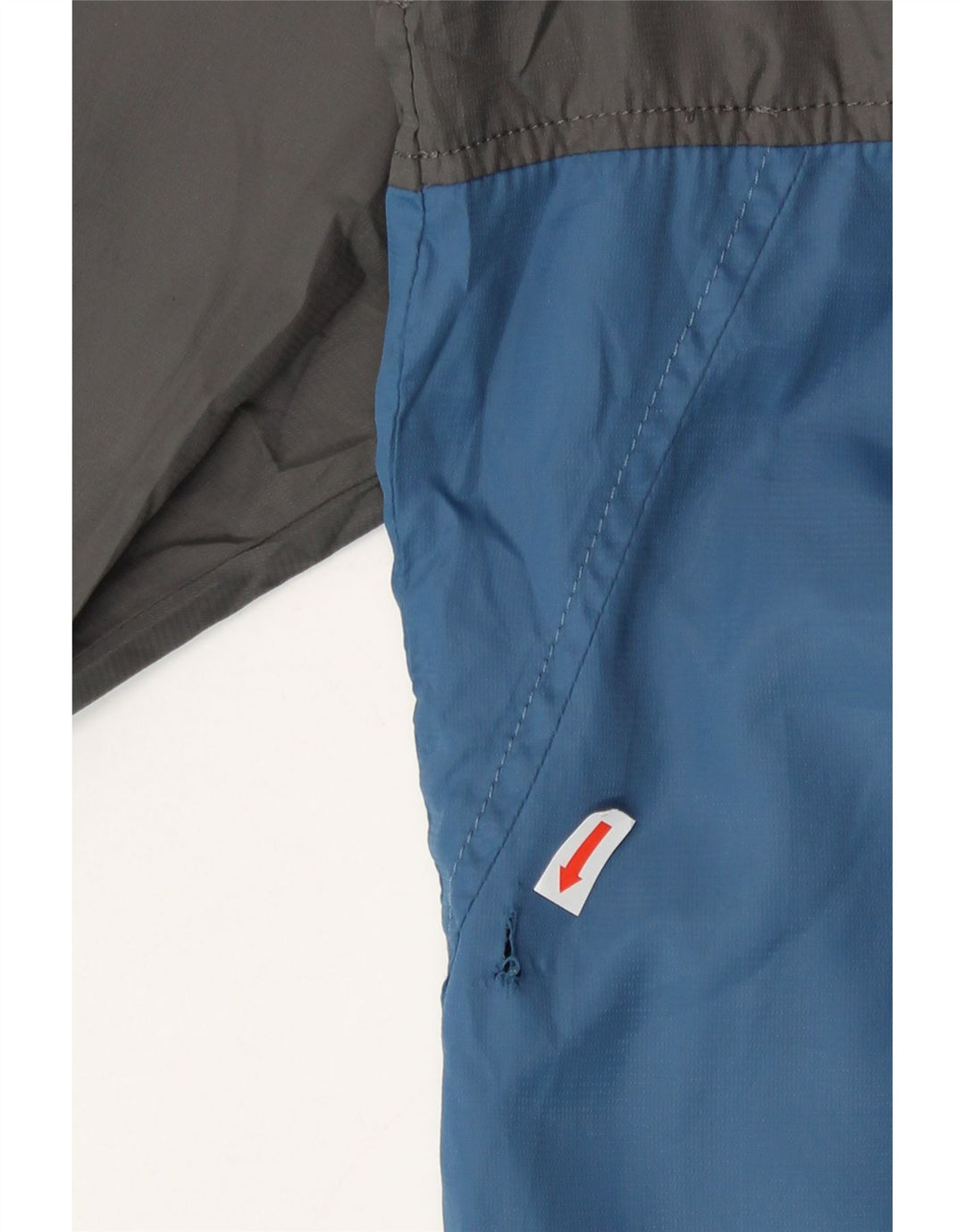 VOLCOM Boys Hooded Rain Jacket 11-12 Years  Grey Colourblock Polyester Vintage Volcom and Second-Hand Volcom from Messina Hembry 
