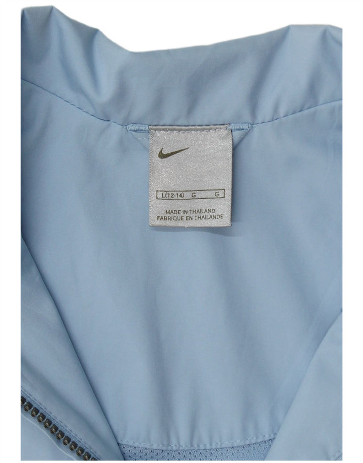 Giacca da ginnastica oversize da donna Nike US 12/14 Large Blu Poliestere