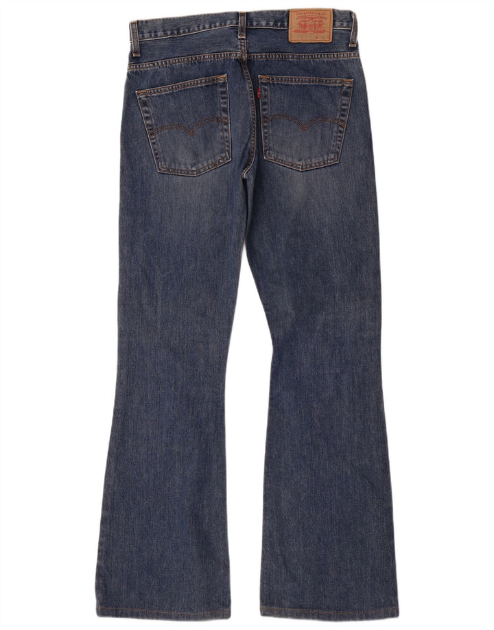 Jeans Levi's 516 bootcut a vita alta da donna W34 L36 cotone blu