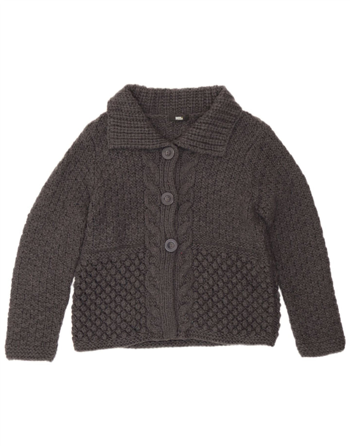 Maglione cardigan da donna Marks & Spencer UK 14 Acrilico grigio medio