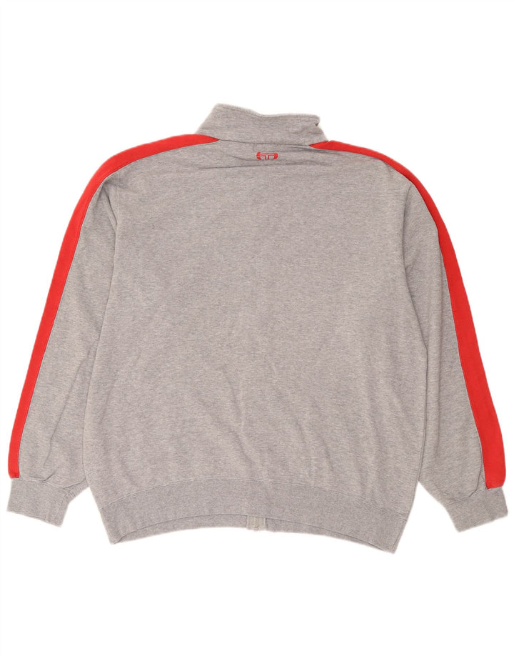Giacca da tuta da uomo Sergio Tacchini 2XL Cotone color block grigio