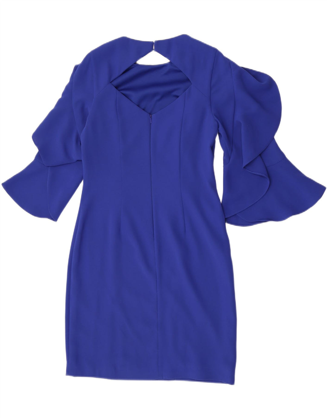 Abito tubino con maniche a 3/4 da donna Coast UK 12 Poliestere blu medio