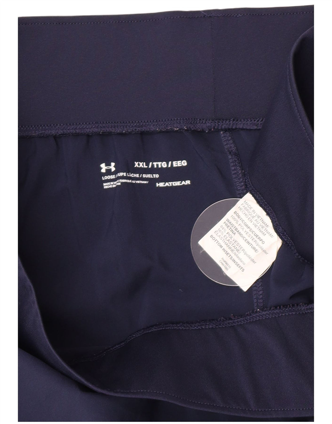 Pantaloncini sportivi da donna Under Armour UK 20 2XL poliestere blu navy