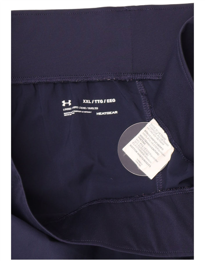 Pantaloncini sportivi da donna Under Armour UK 20 2XL poliestere blu navy
