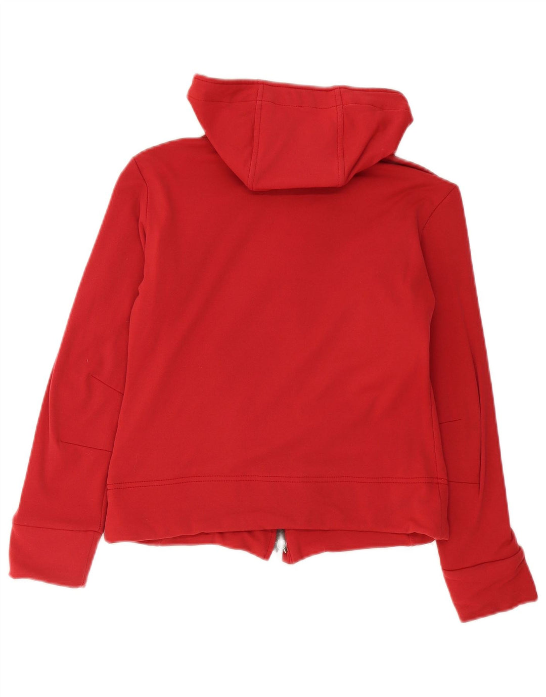Maglione con cappuccio e zip corta da donna Murphy & Nye UK 14 rosso medio