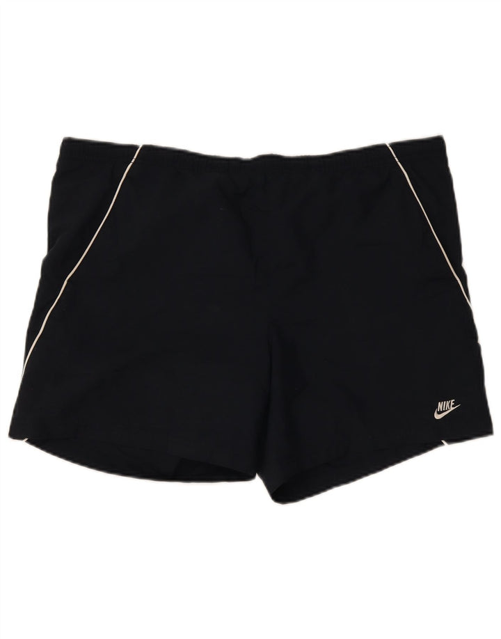 Pantaloncini da bagno Nike da uomo grandi in poliestere blu navy