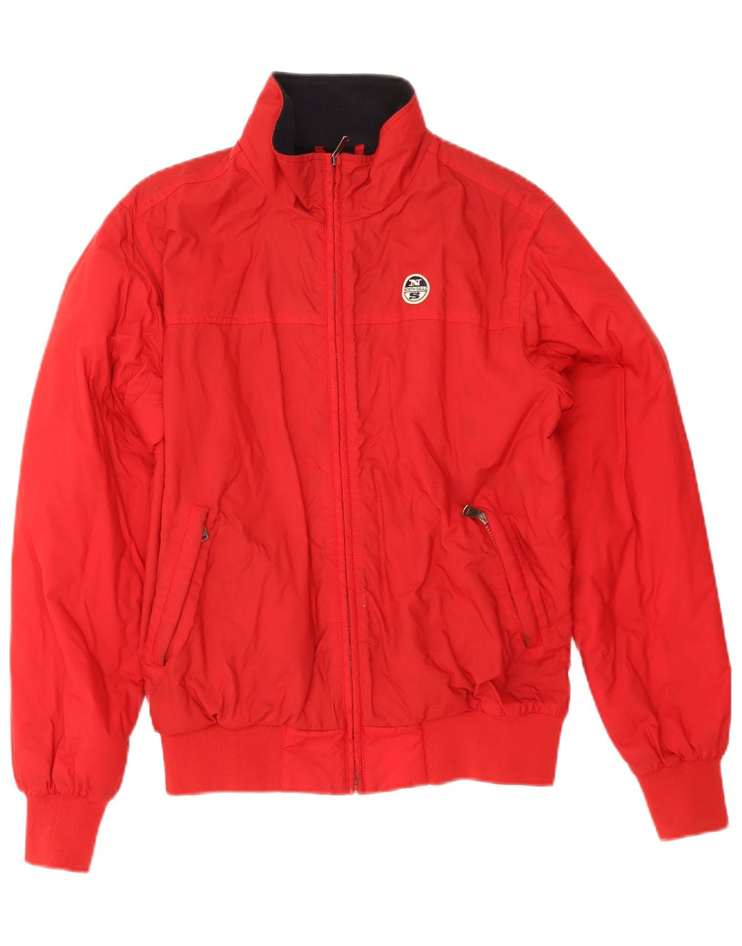 Giubbotto bomber North Sails da ragazzo 15-16 anni in poliestere rosso