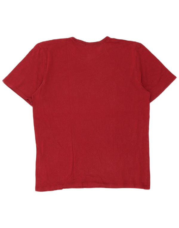 T-shirt grafica da donna Nike Top UK 12 cotone bordeaux medio