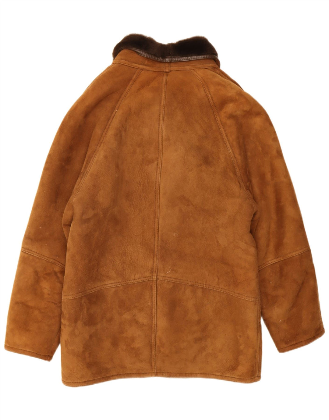 Giubbotto in shearling vintage da uomo IT 48 Marrone medio