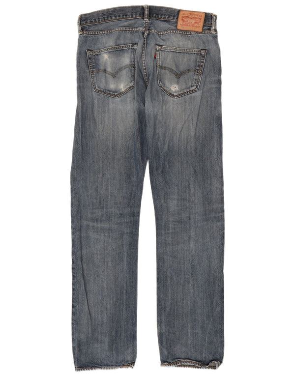 Levi's Uomo 501 Jeans dritti invecchiati W33 L36 Cotone blu