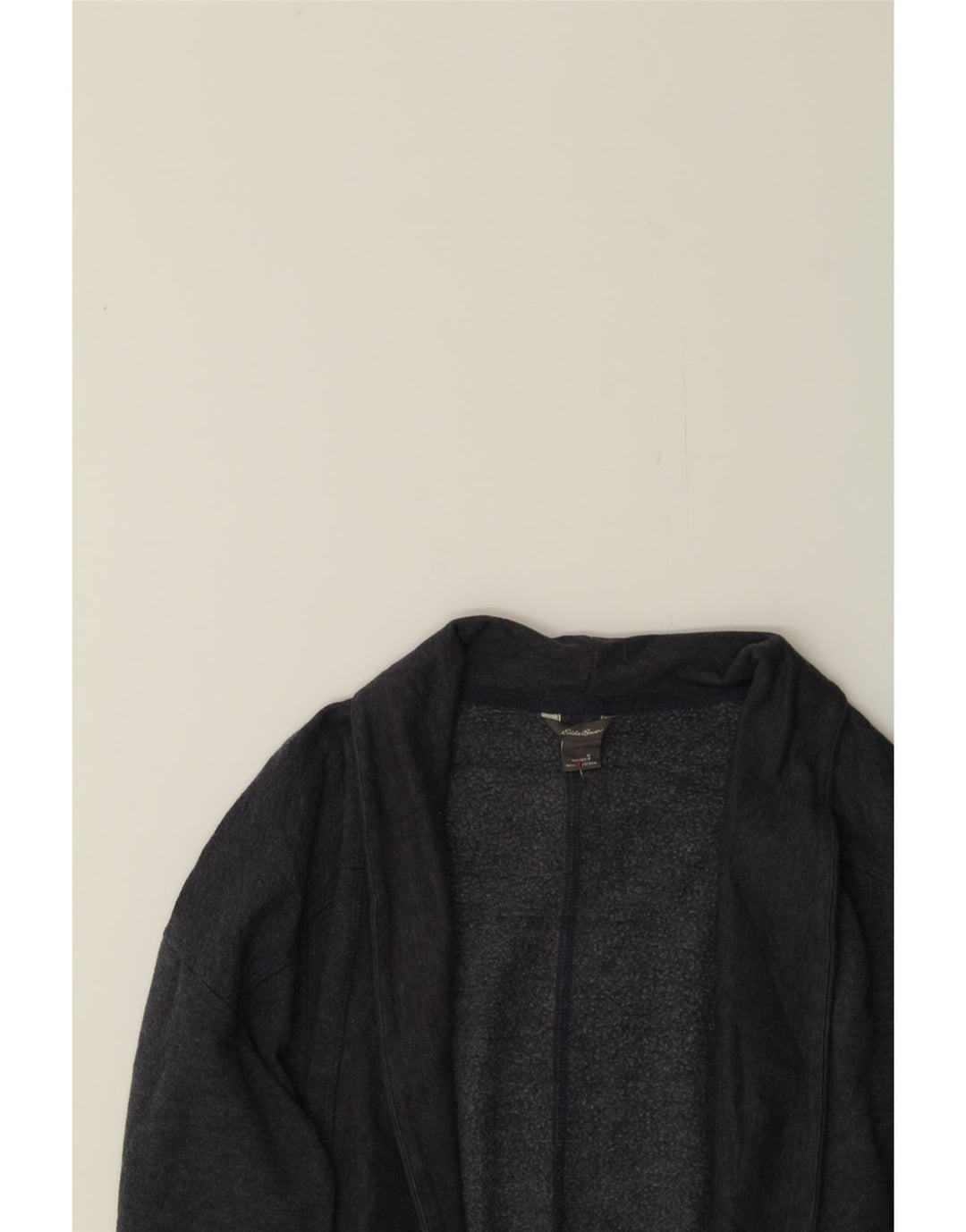 EDDIE BAUER Womens Open Cardigan Sweater UK 10 Small Navy Blue Cotton Vintage Eddie Bauer and Second-Hand Eddie Bauer from Messina Hembry 