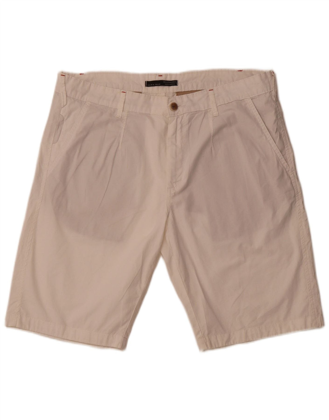 Pantaloncini chino da uomo ZARA EU 44 Large W34 bianchi