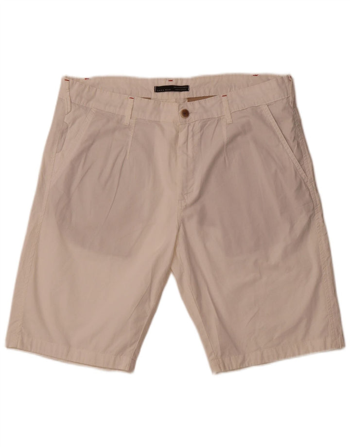 Pantaloncini chino da uomo ZARA EU 44 Large W34 bianchi