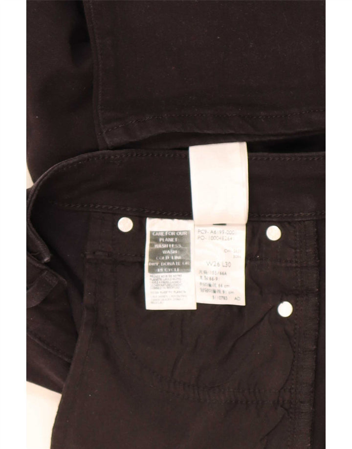 Jeans Levi's 712 Slim da donna W26 L30 cotone nero
