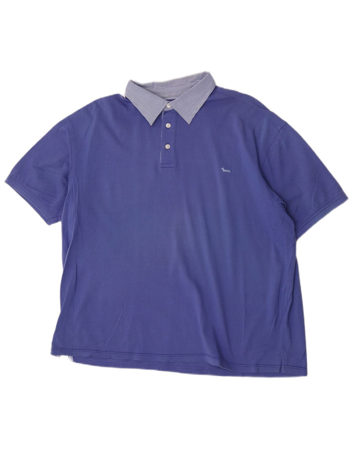 Polo da uomo Harmont & Blaine 4XL blu classica