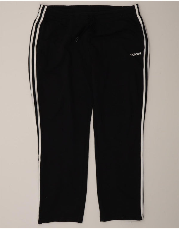 Pantaloni della tuta da donna Adidas UK 24/26 2XL Cotone nero