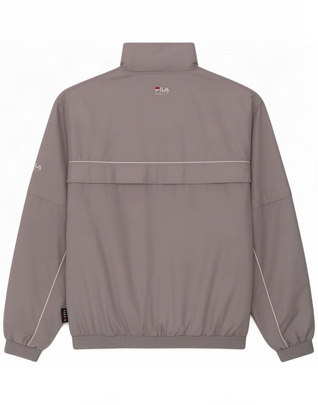 Fila uomo pullover tuta giacca grande poliestere grigio