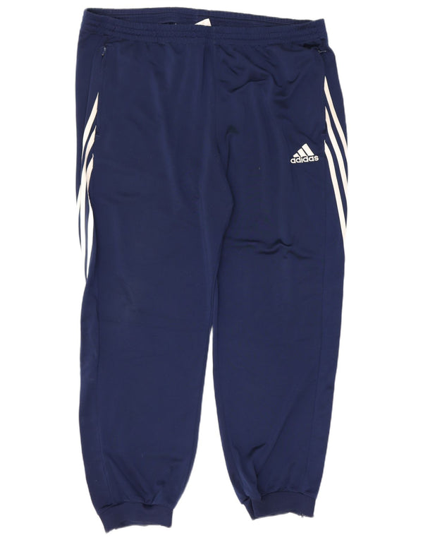 Pantaloni da tuta da uomo Adidas Joggers 2XL poliestere blu navy