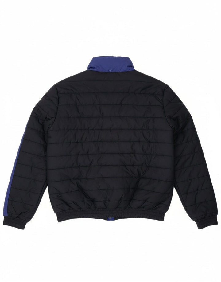 LA MARTINA Boys Padded Jacket 15-16 Years Navy Blue Colourblock Polyester