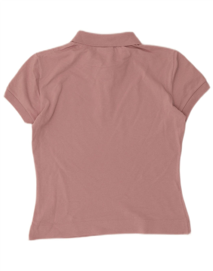 Polo corta da donna Lacoste taglia 40 cotone rosa medio