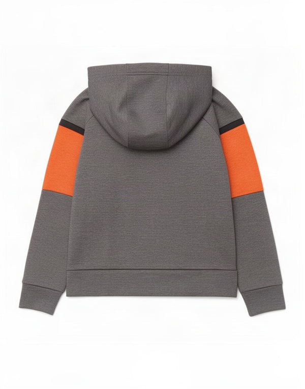 Felpa con cappuccio da bambino Russell Athletic, 7-8 anni, colore grigio medio