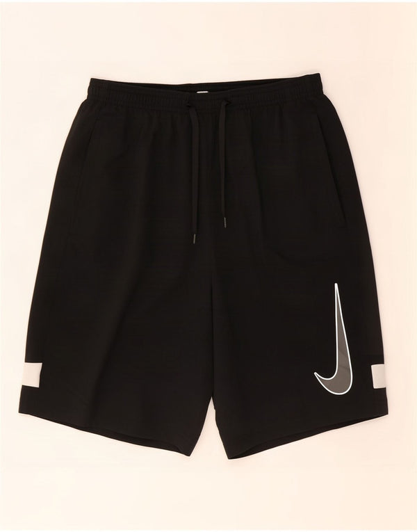 Pantaloncini sportivi Nike da ragazzo Dri Fit Graphic 13-14 anni XL Nero Colourblock