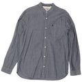 Camicia da uomo Penguin Grande cotone screziato blu navy