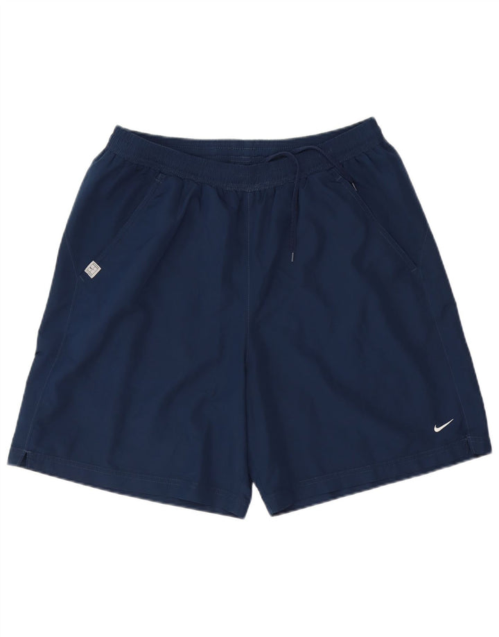 Pantaloncini sportivi Nike Dri Fit da uomo, medio, blu navy, in poliestere