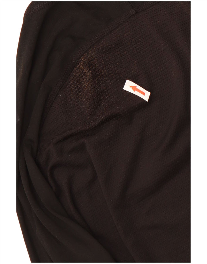 Adidas Donna Climacool Top Manica Lunga UK 14 Grande Nero