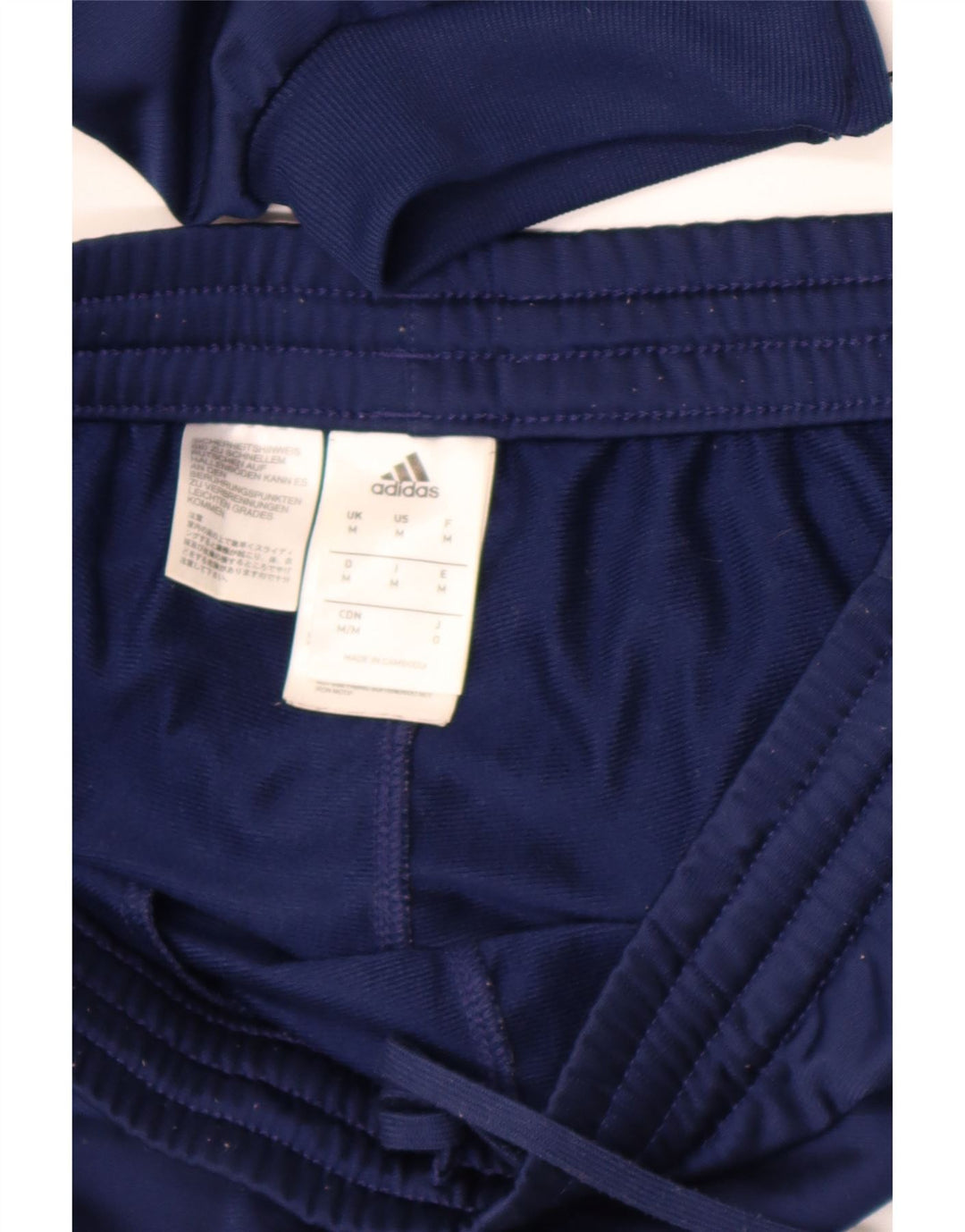 Pantaloni da tuta da uomo ADIDAS Joggers medio poliestere blu navy