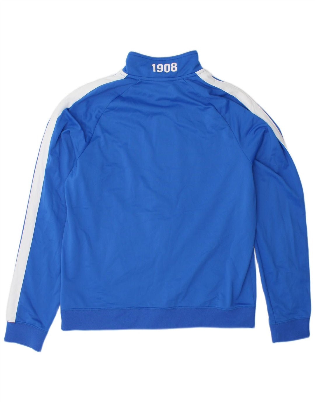 Nike - Giacca da uomo con grafica grafica, giacca grande, in poliestere color block blu